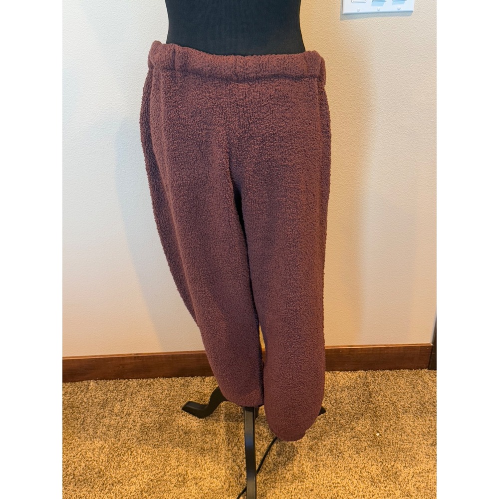 SKIMS Cozy Knit Pants 4X/5X Plum Lounge Drawstring Soft Plush